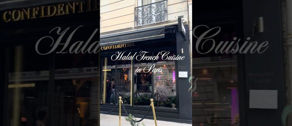 An all Halal French restaurant? Yes, please! #halal #halalfood #Paris #parishalal #leconfidentiel
