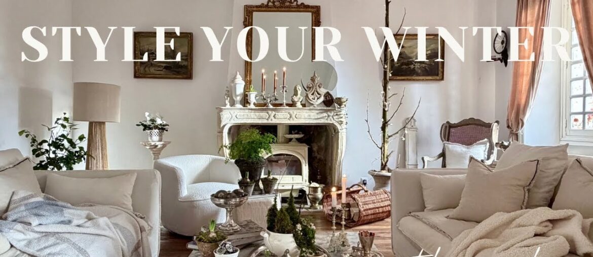 How I Brought The Outdoors In For Winter | Gathered Nature Farmhouse Style