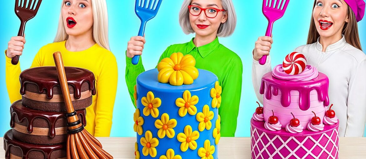 Me vs Grandma Cooking Challenge | Crazy Hacks and Recipes by Multi DO Challenge