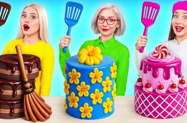 Me vs Grandma Cooking Challenge | Crazy Hacks and Recipes by Multi DO Challenge