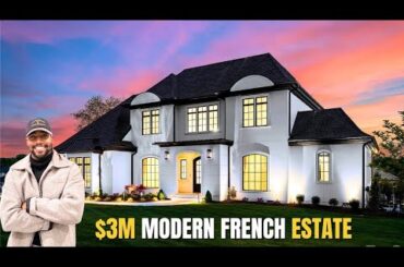 $3 Million Modern French Estate in Charlotte | House Tour