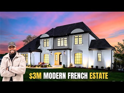 $3 Million Modern French Estate in Charlotte | House Tour $3 Million Modern French Estate in Charlotte | House Tour