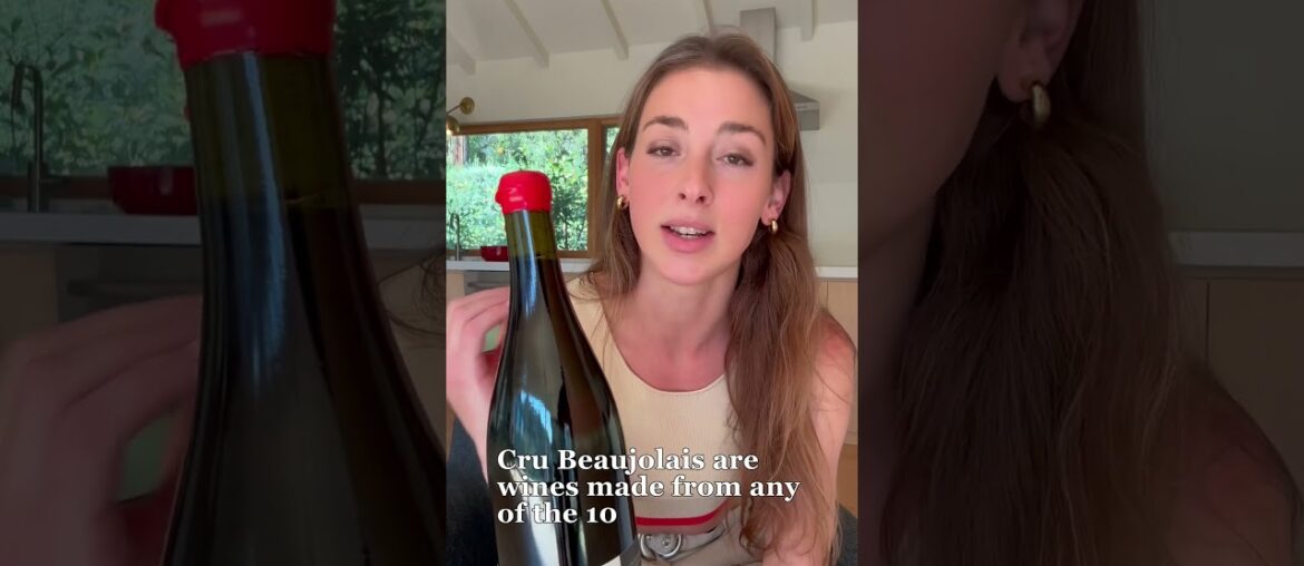 How to read a Beaujolais wine label! #winedrinkers #wine #beaujolais #frenchwine #shorts