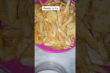 French Fries recipe #shorts #shortsfeed #streetfood #recipe #frenchfries #potatosnacks