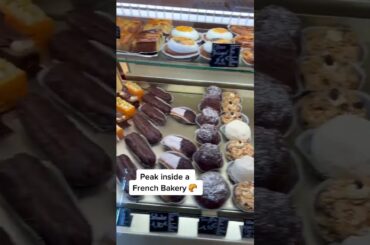 Peak Inside a French Bakery #travel #food #france