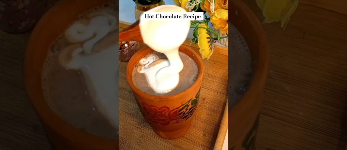 Hot Chocolate Recipe|Hit French Chocolate Recipe#hotchocolate #hotchocolaterecipe #hotdrink #shorts