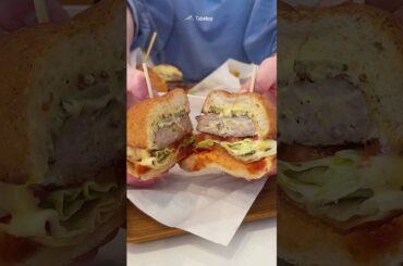 Gourmet French Cheese Sauce Burger