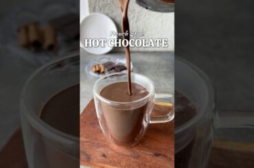French Hot Chocolate || #shorts #recipes