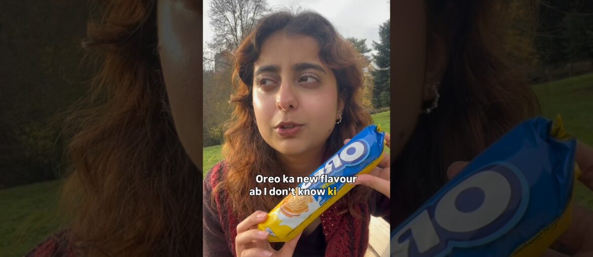 Indian in France Tries NEW OREO Flavour | Taste Test + Review