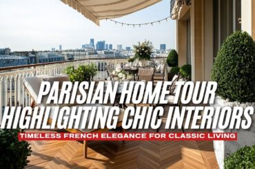 Parisian Home Tour Highlighting Chic Interiors and Timeless French Elegance for Classic Living