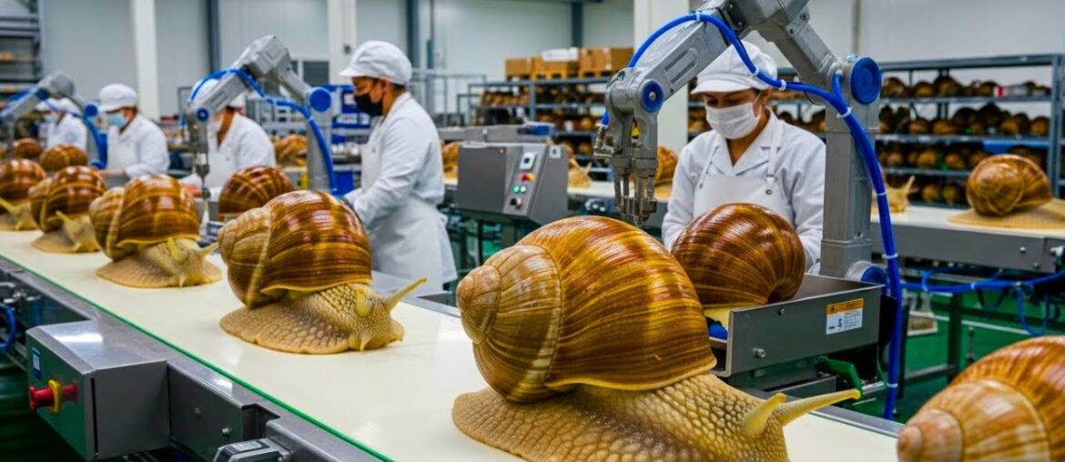 Inside a Luxury Escargot Factory: Processing Millions of Snails into Gourmet Gold (Full Process) Inside a Luxury Escargot Factory: Processing Millions of Snails into Gourmet Gold (Full Process)