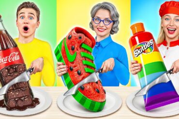 Me vs Grandma Cooking Challenge | Delicious Food Recipes by Multi DO Challenge