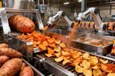 Inside a Modern Chips Production: From Farm-Fresh Roots to Crunchy Gourmet Snacks (Full Process)