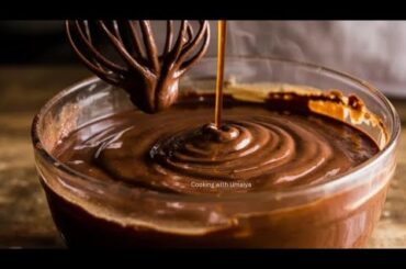 Chocolate Ganache Recipe | Chocolate Ganache With Cocoa Powder | Chocolate Sauce