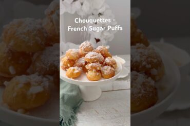 Chouquettes or French Sugar Puffs - Super Addictive! @NotQuiteNigella   #recipe #christmas