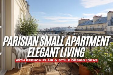 Parisian Small Apartment  Elegant Living with French Flair   Style Design Ideas
