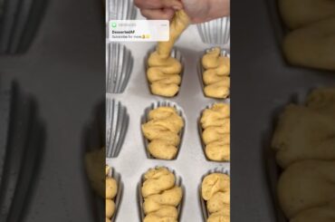 Eggless French Madeleines #recipe #shorts