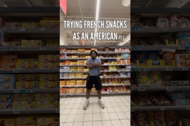 Tried French snacks in Paris