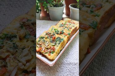 Egg Toast Breakfast Recipe#food #recipe #shortsvideo #breakfast #cookencook #viral