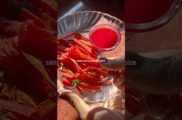 Healthy Fries at Home | Easy Air Fryer Carrot Fries #shorts #food #recipe #healthy habits #healthy