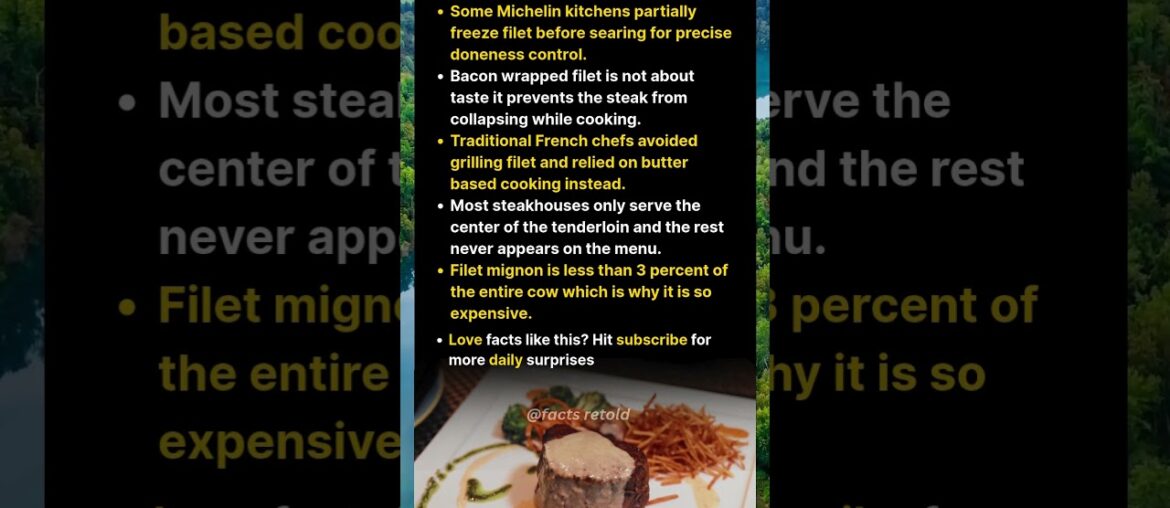 Why Filet Mignon Is So Rare And So Expensive