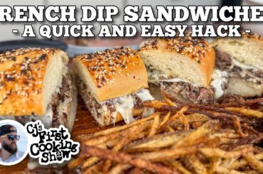 French Dip Sandwich & Fries on the Blackstone Griddle