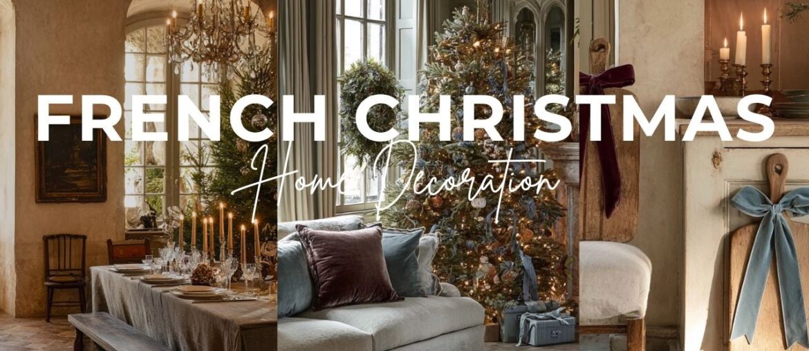 Creating FRENCH COUNTRY Aesthetics At Home For Christmas | Rustic Christmas Decoration Ideas