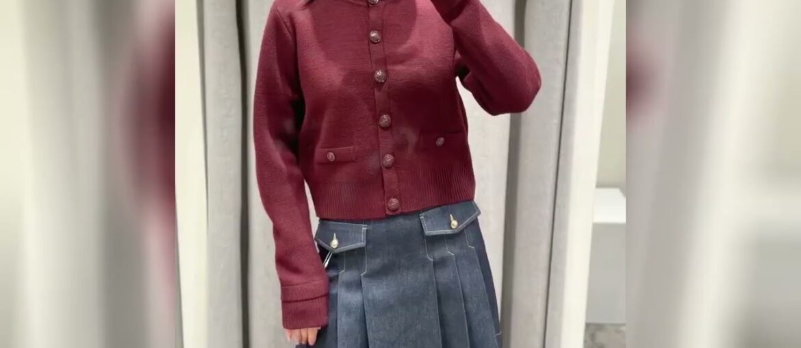 Wine Red Coat Temperament Contrasting Lace Collar Patchwork Knitted Cardigan ,high-quality S Home 24 Wine Red Coat Temperament Contrasting Lace Collar Patchwork Knitted Cardigan ,high-quality S Home 24