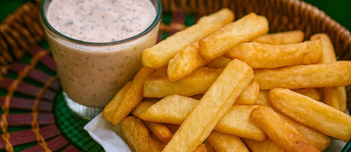 Crispiest french fries Ever !!l secret Dipping sause!