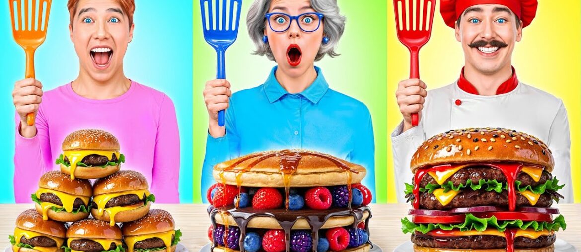 Me vs Grandma Cooking Challenge | Amazing Food Challenges by Multi DO Me vs Grandma Cooking Challenge | Amazing Food Challenges by Multi DO