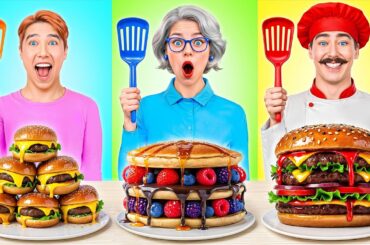 Me vs Grandma Cooking Challenge | Amazing Food Challenges by Multi DO