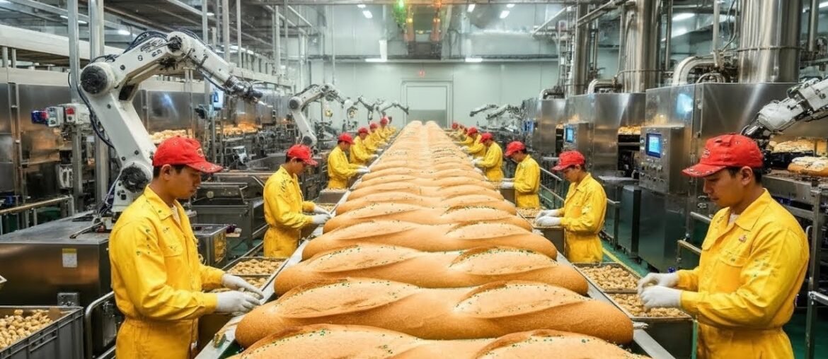 inside the French Baguettes Bread-Shell Factory From Armor Plates to Luxury Goods (Full Process)