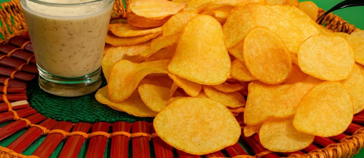Crispy potato chips Recipe_Even Better Than French Fries!!