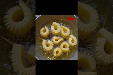 VIRAL Potato Snacks!! Easy Potato Recipe ! Simple and delicious ! Crispy French Fries ! #shorts