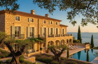 Inside a $95M French Riviera Stone Villa | Cap d'Antibes Mediterranean Palace Estate