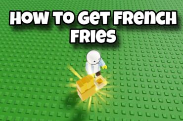 How to Get French Fries in Craft Food Roblox | Recipe