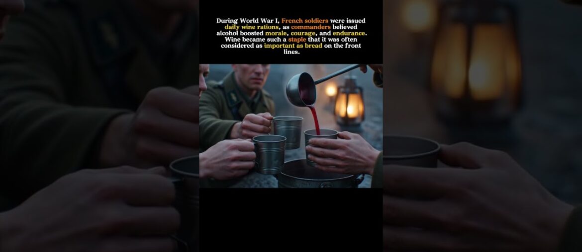 Wine Was a Weapon: Morale on the WWI Front Lines