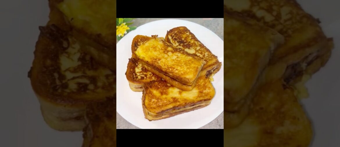 Quick breakfast recipe #trending #viralvideo #shortvideo #food #short #shorts #frenchtoast