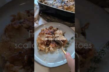 Why you should make French onion scalloped potatoes over regular scalloped potatoes this Holiday
