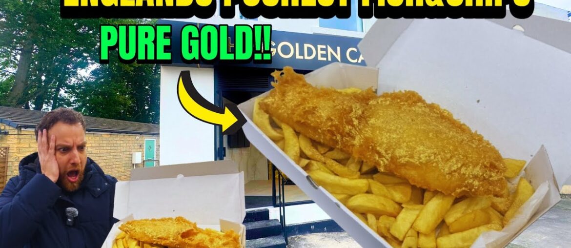 Most LUXURY Fish & Chips in The UK I Asked If I Can BUY His Shop (PURE GOLD CHIPPY!)