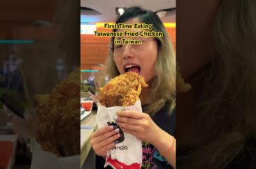 first time eating fried chicken as big as my face asmr mukbang