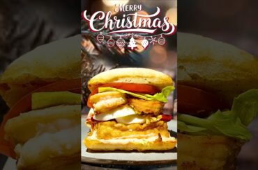 Ultimate Sandwich with Fried Zucchini and Butter-Seared Shrimp! #shorts