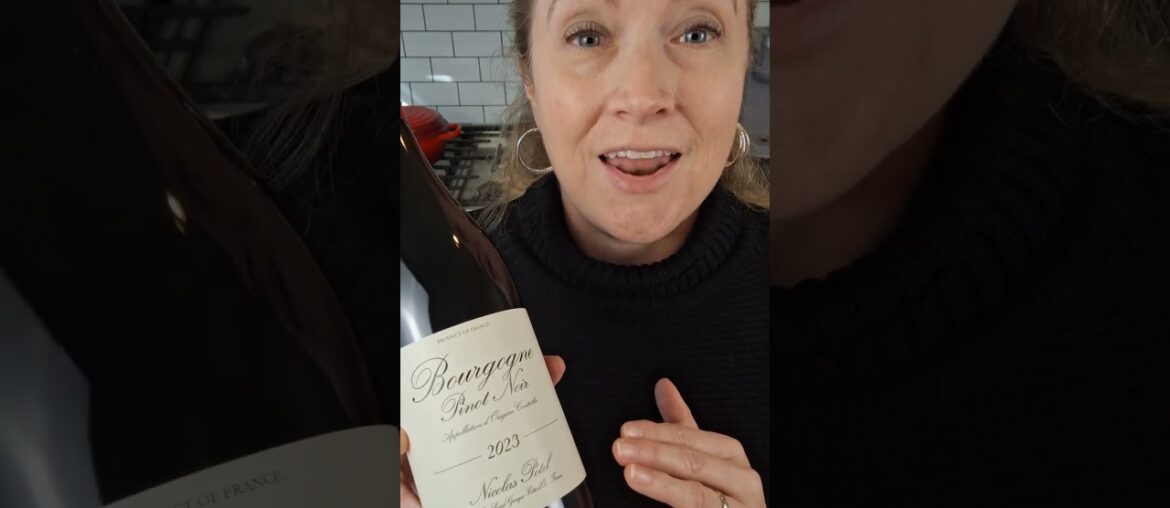 Nicolas Potel Bourgogne Pinot Noir brings French comfort and understated elegance to your evening