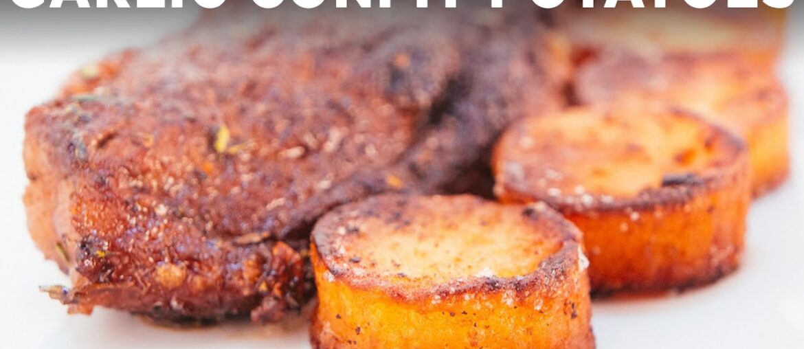 Garlic Confit Potatoes