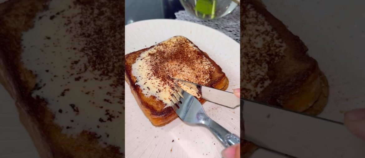 Very tasty Tiramisu French Toast #shorts #frenchtoast #tiramisu #trending #viralvideo #recipe