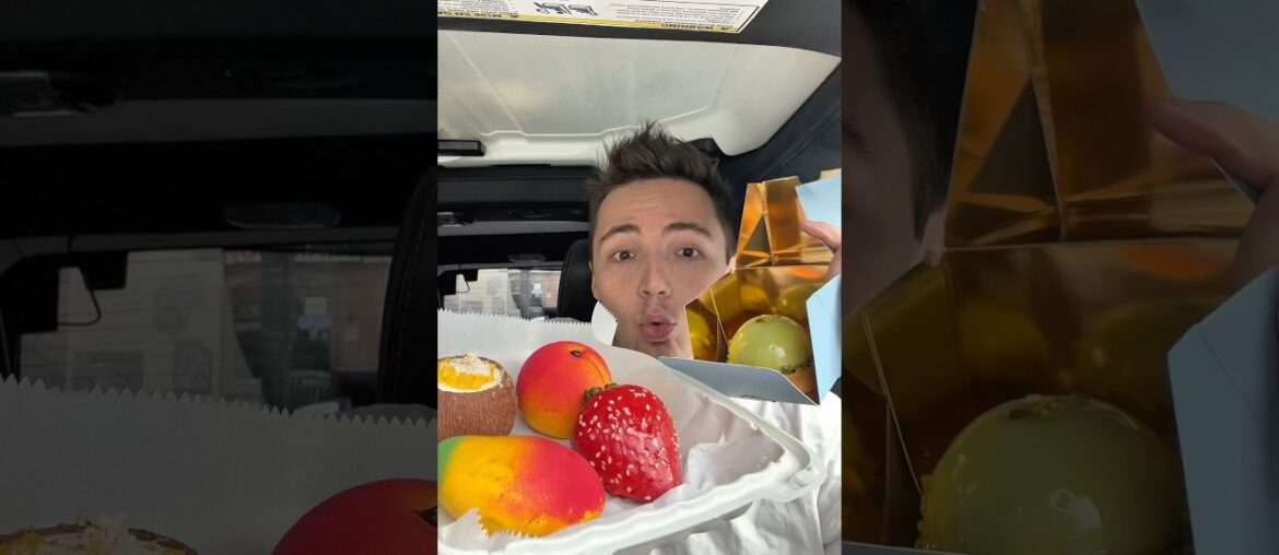 Trying the viral fruit pastries from Emmy French Corner in Washington, DC #dmvfoodie #dmveats