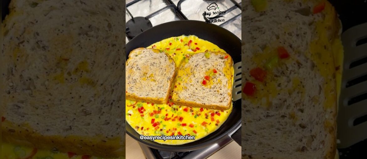 5 Min Breakfast Egg Sandwich Hack | Healthy Egg sandwich #shorts