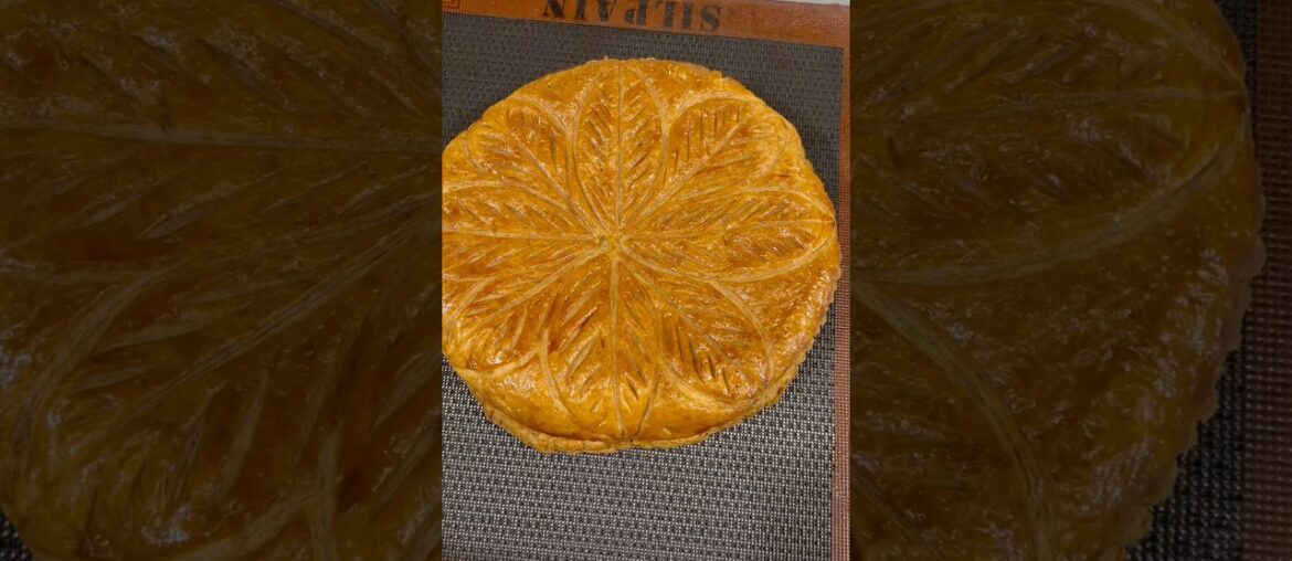 Galette des rois (King pie) French tradition so good #pastry #galette #food #yummy