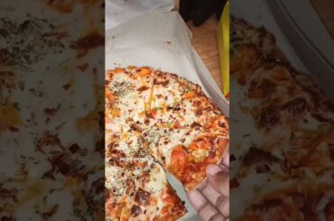 Cheese burst Pizza and Crispy French fries #desifood #desifoodvlog #recipe #shortvideo