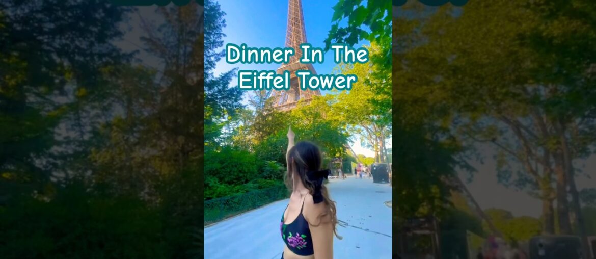 We had Dinner IN the EIFFEL TOWER!
